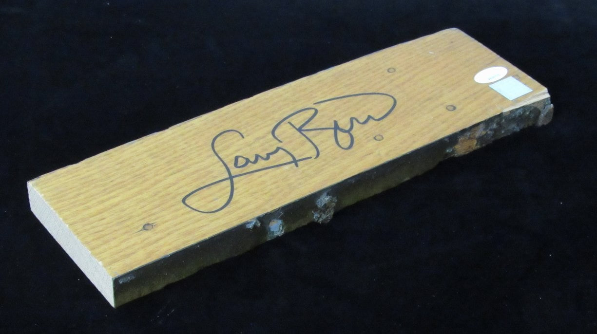 Larry Bird Autographed Boston Garden Parquet