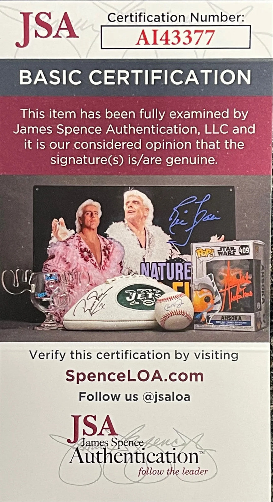 Tony Curtis Autographed 8X10 Celebrity Photo (Jsa)