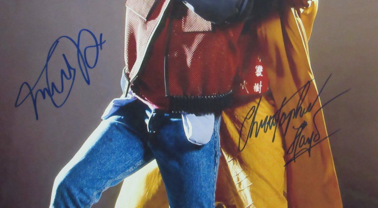 Christopher Lloyd/Michael J Fox Signed Back To