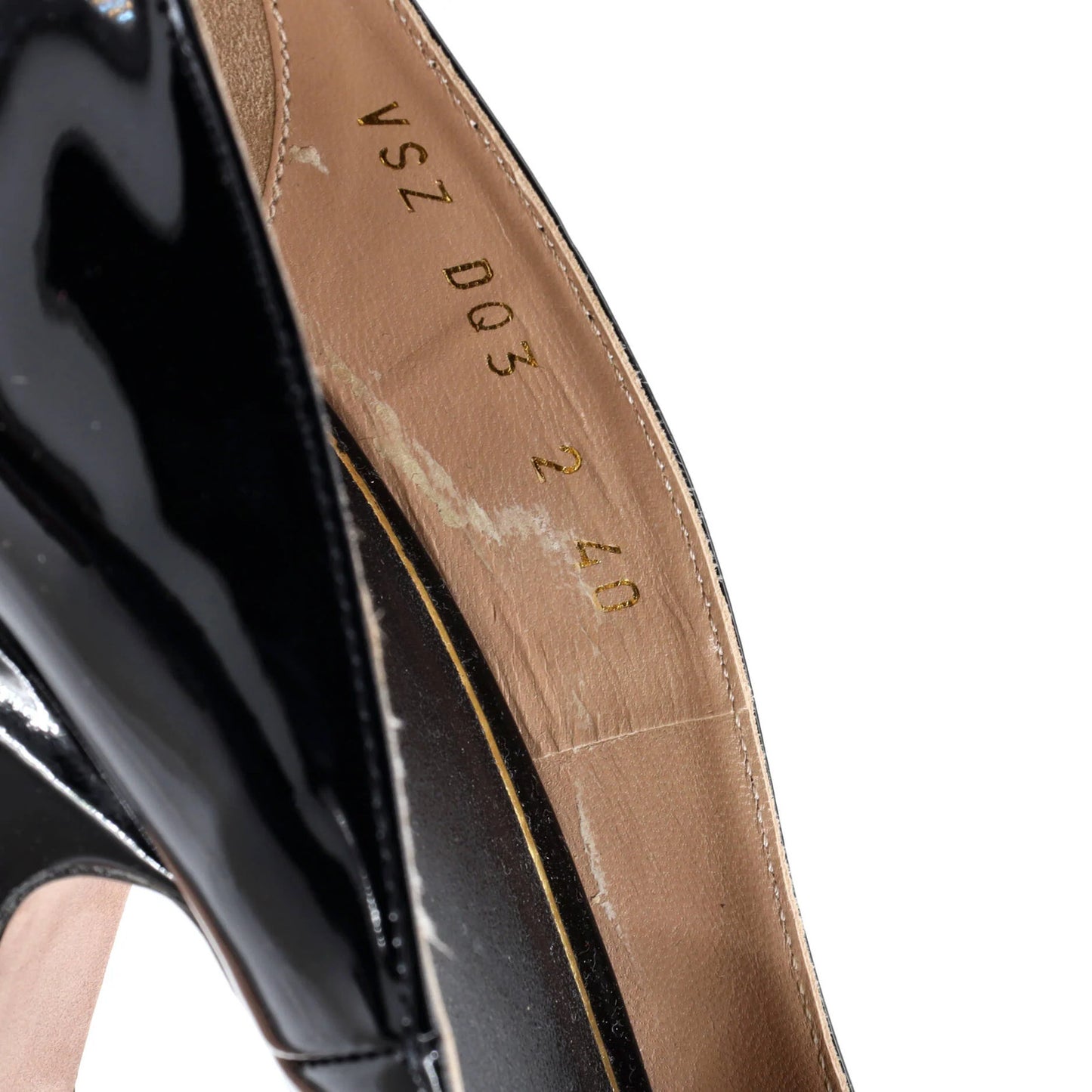 Valentino Garavani Women'S Tan-Go Platform Pumps Patent 155