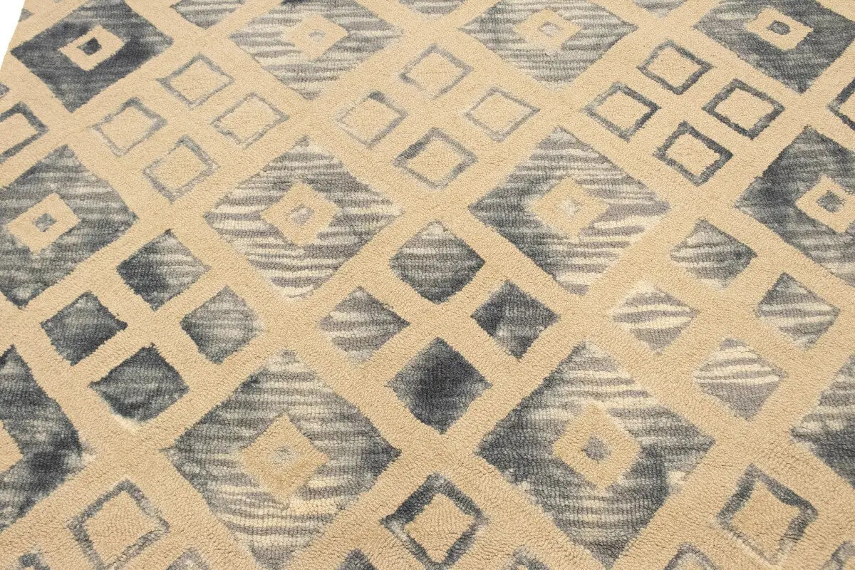 5x8 hand-tufted Modern wool Area rug carpet in