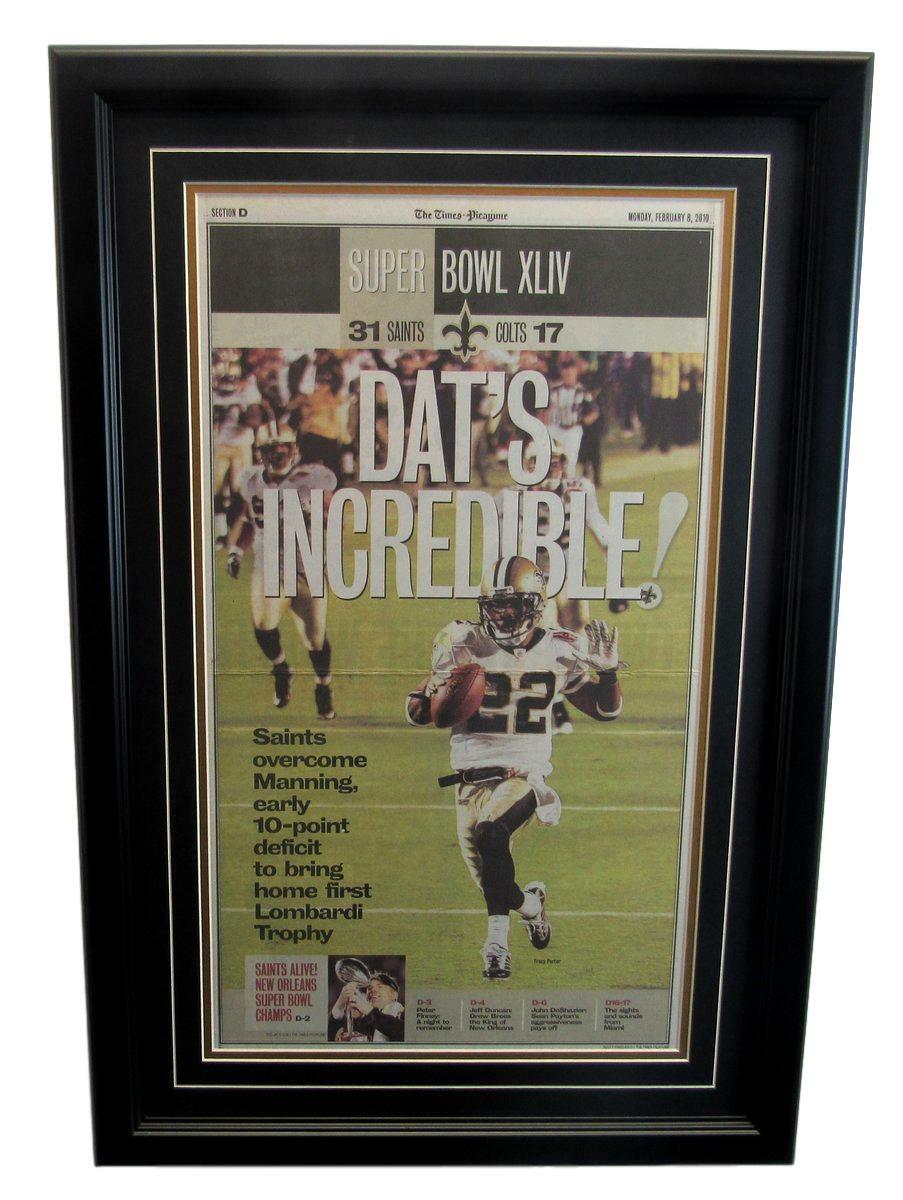 The Times Picayune Newspaper Saints Super Bowl