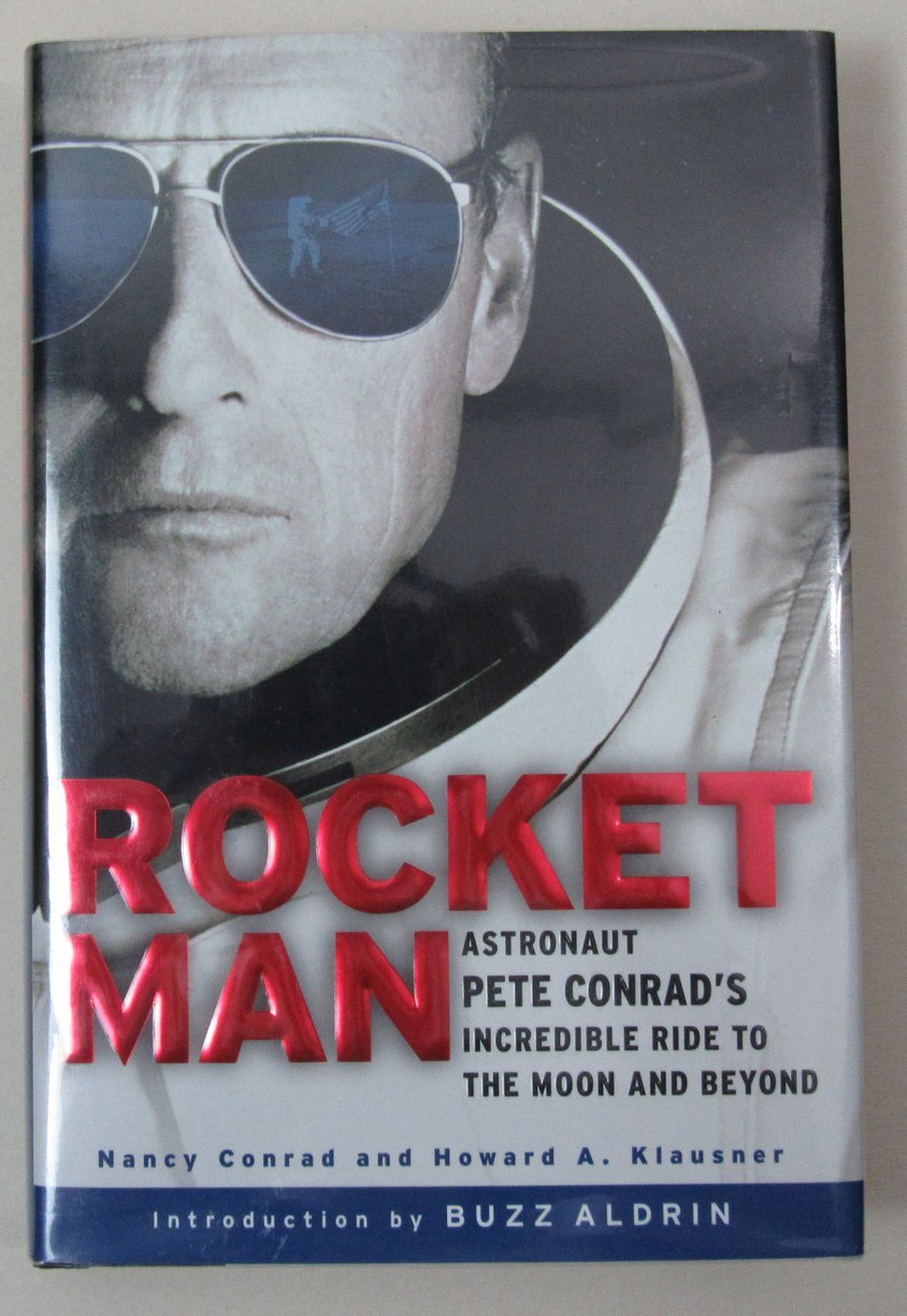 Pete Conrad Signed/Auto "Rocket Man" Book Apollo