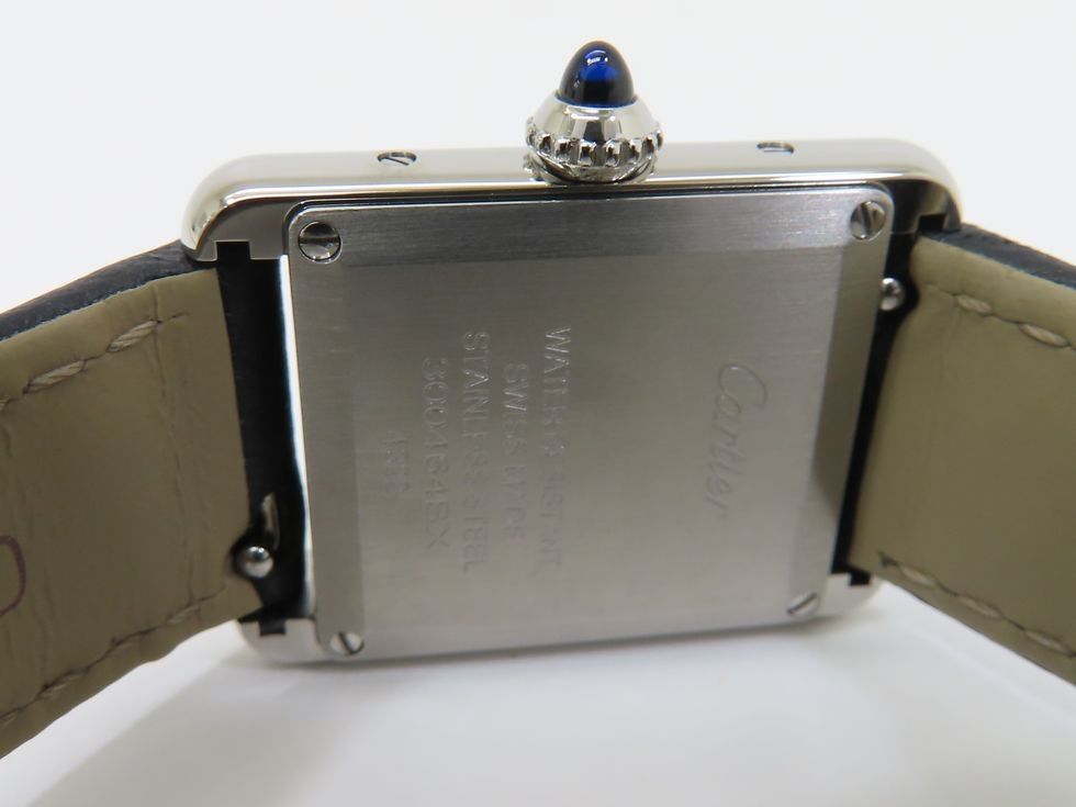 Cartier WSTA0042 Tank Must SM leather belt #048