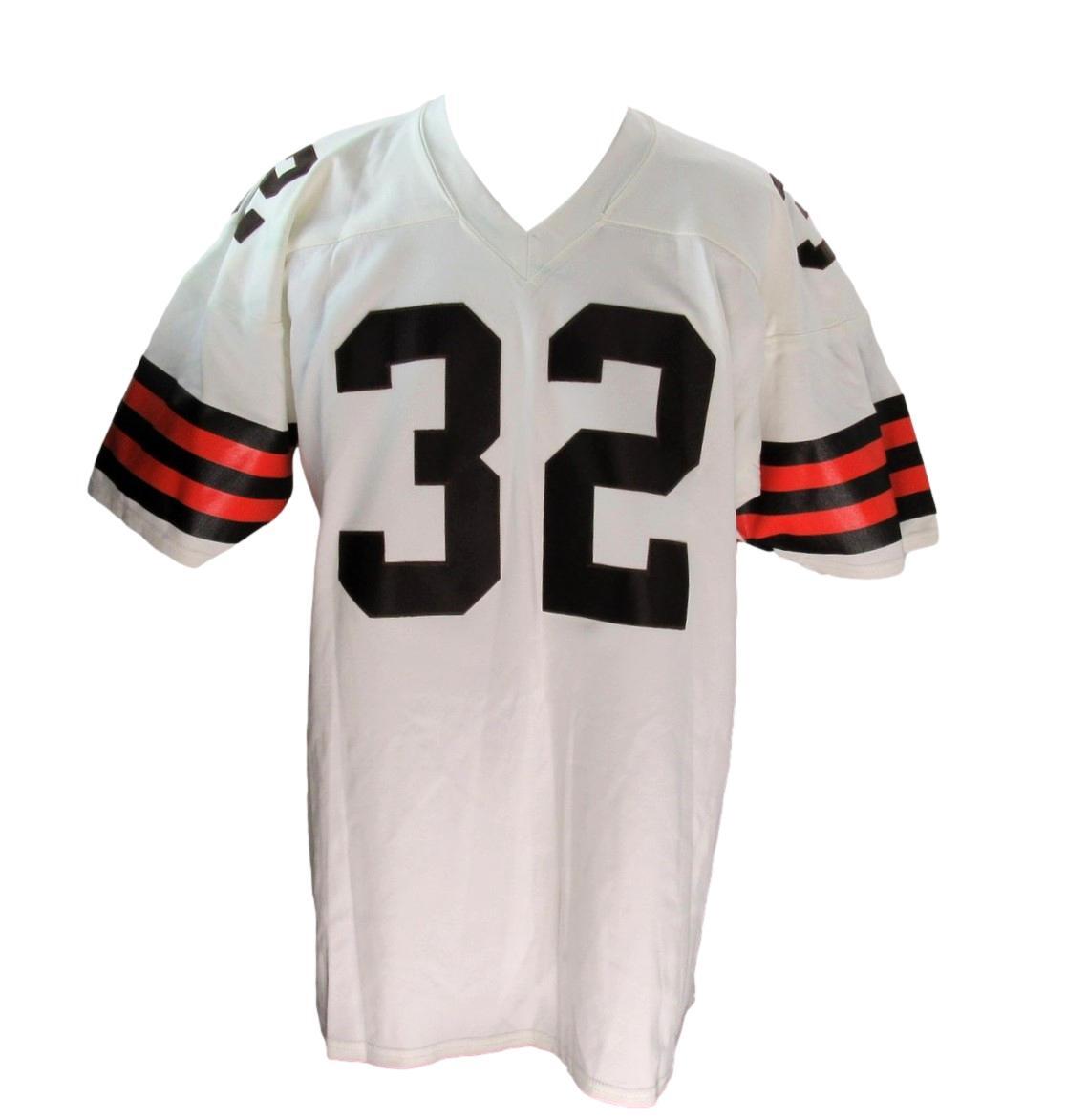 Jim Brown Hof Signed Custom Football Jersey