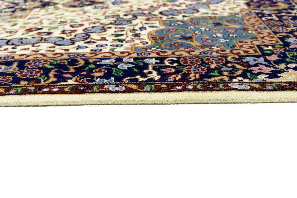 Hand-Knotted Kirman Classic Floral Design