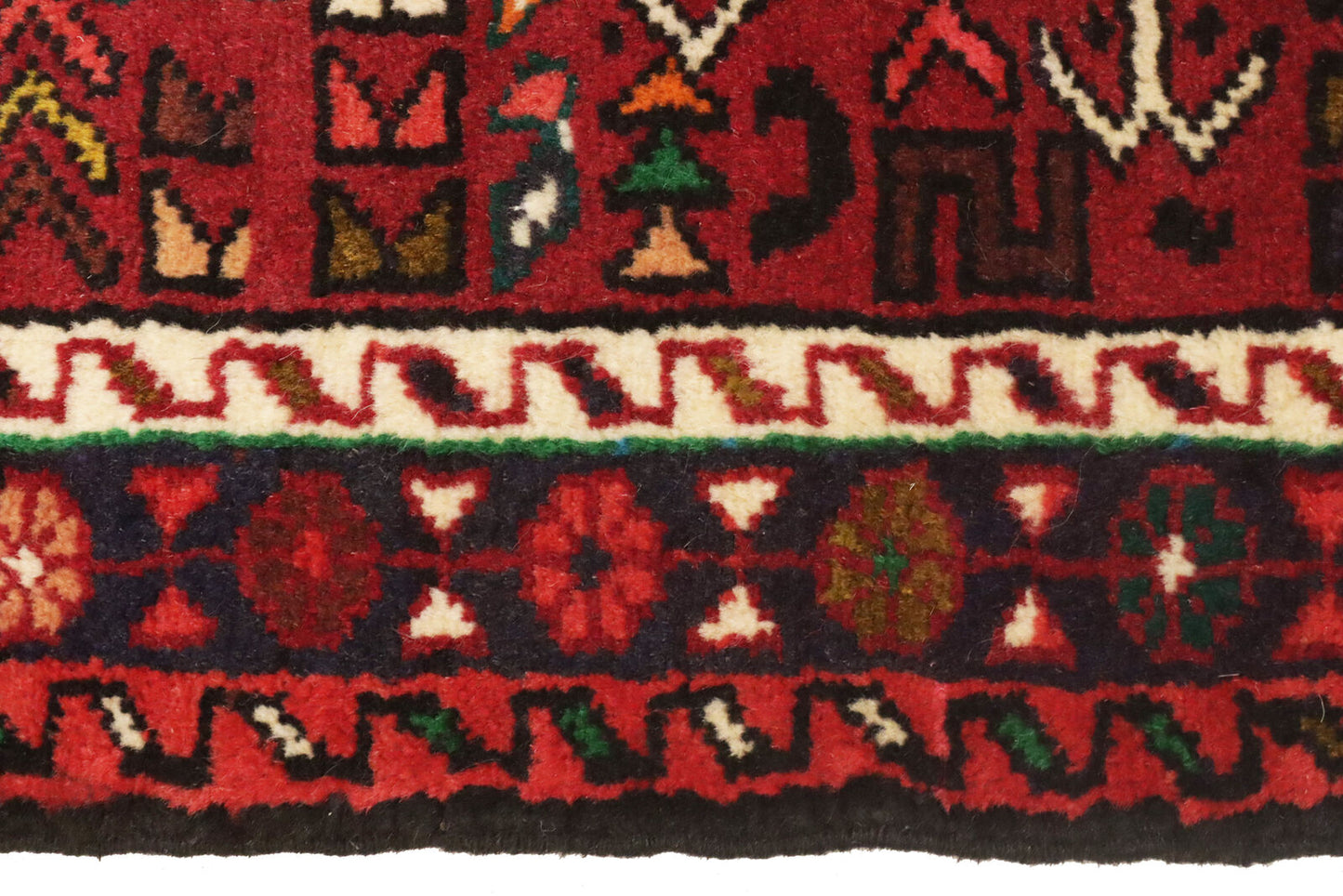 4'6X10 Ft Handmade Tribal Runner Rug Reindeer