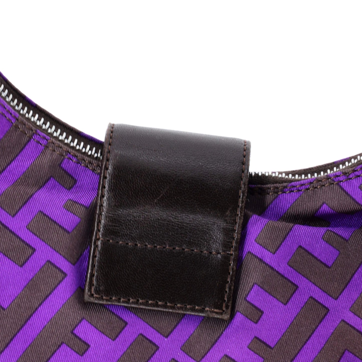 Fendi Flap Hobo Zucca Canvas Small