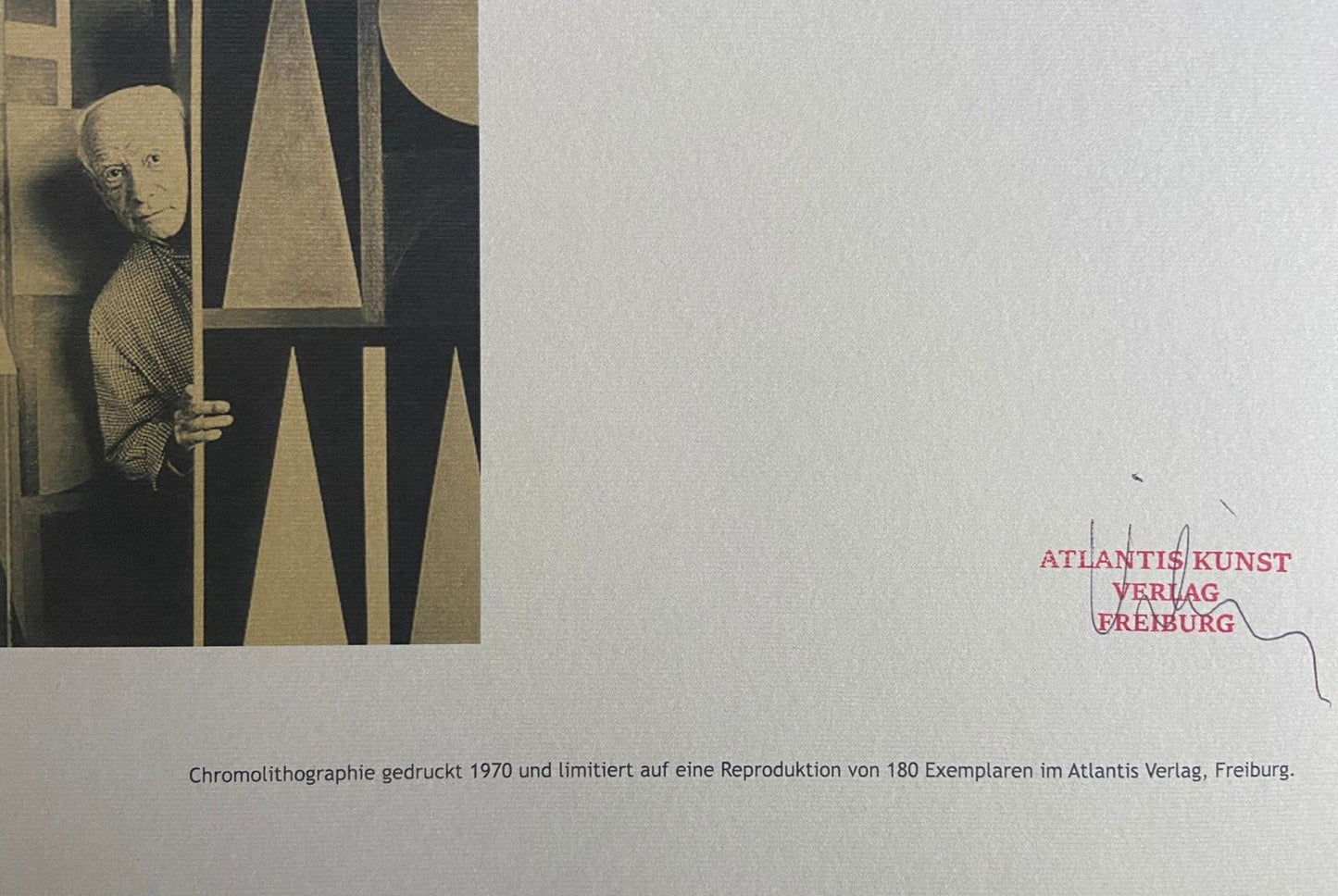 Auguste Herbin Lithograph Hand Numbered Signature