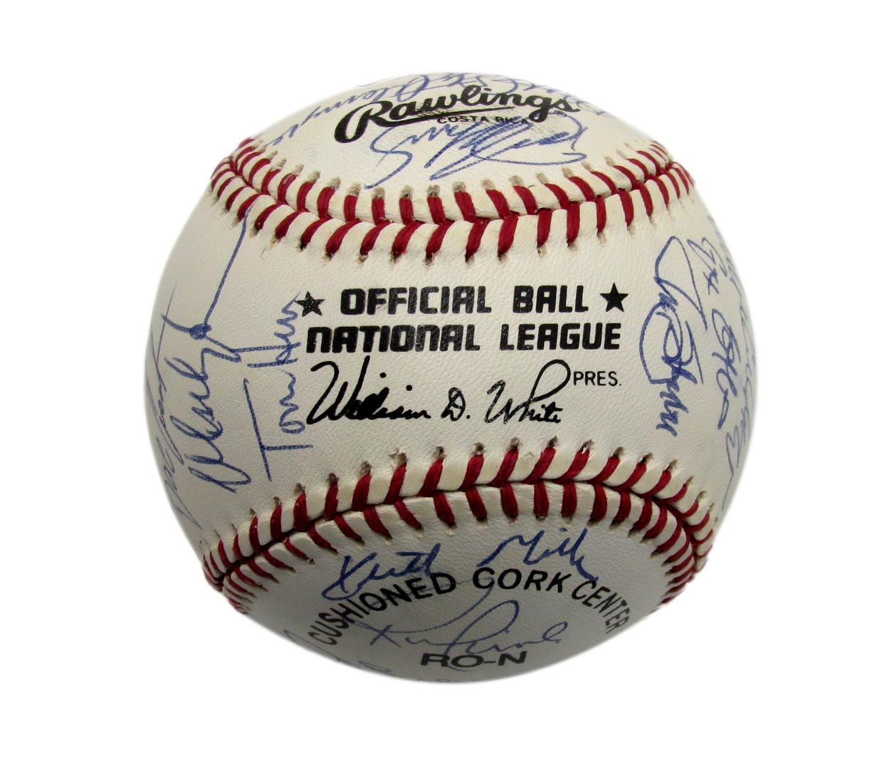 1991 Mets Team Signed By 30 Players Onl Baseball