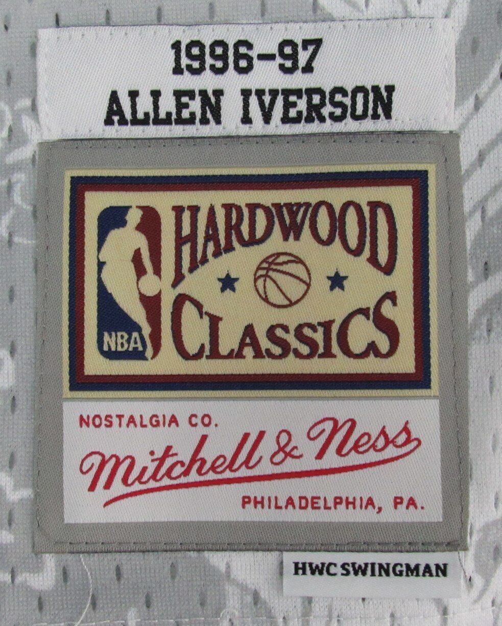 Allen Iverson Hof Autographed Lunar Mitchell &