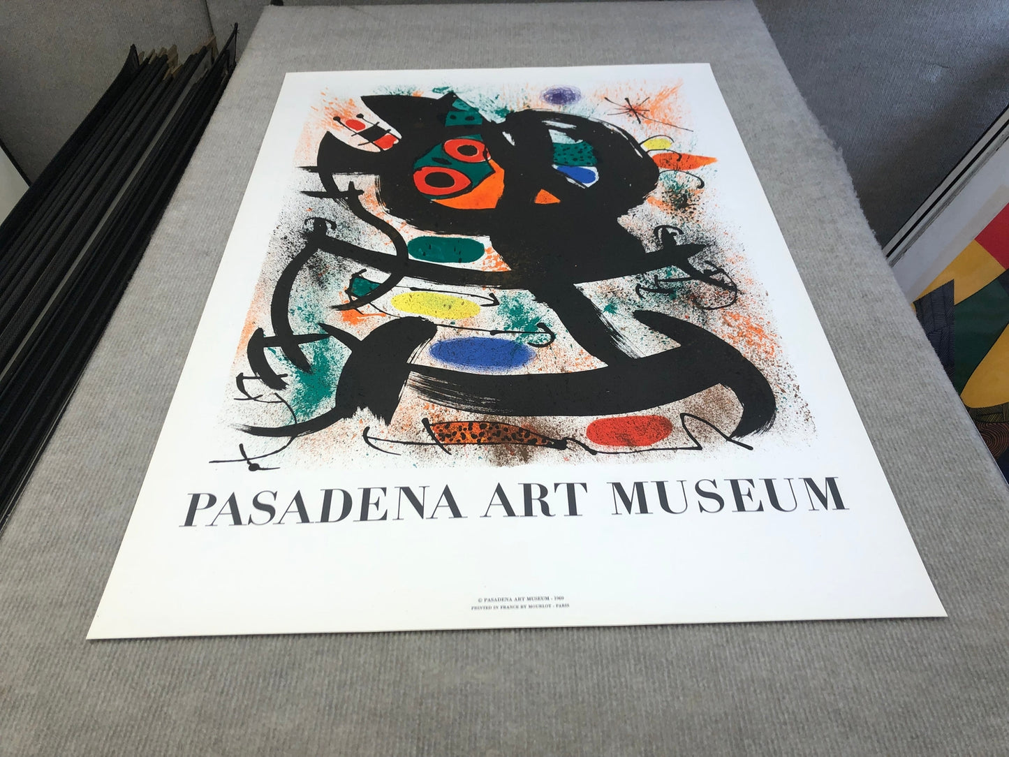 Joan Miro Pasadena Art Museum Exhibition " Lithograph Abstract