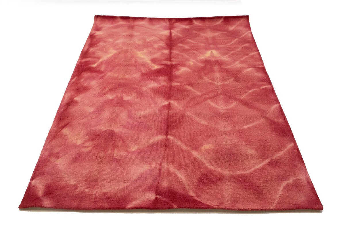 Tie-Dye Abstract Design Blush 5X8 Hand-Tufted