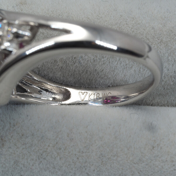 Verite Ring Ruby 1.00Ct Diamond 0.08Ct