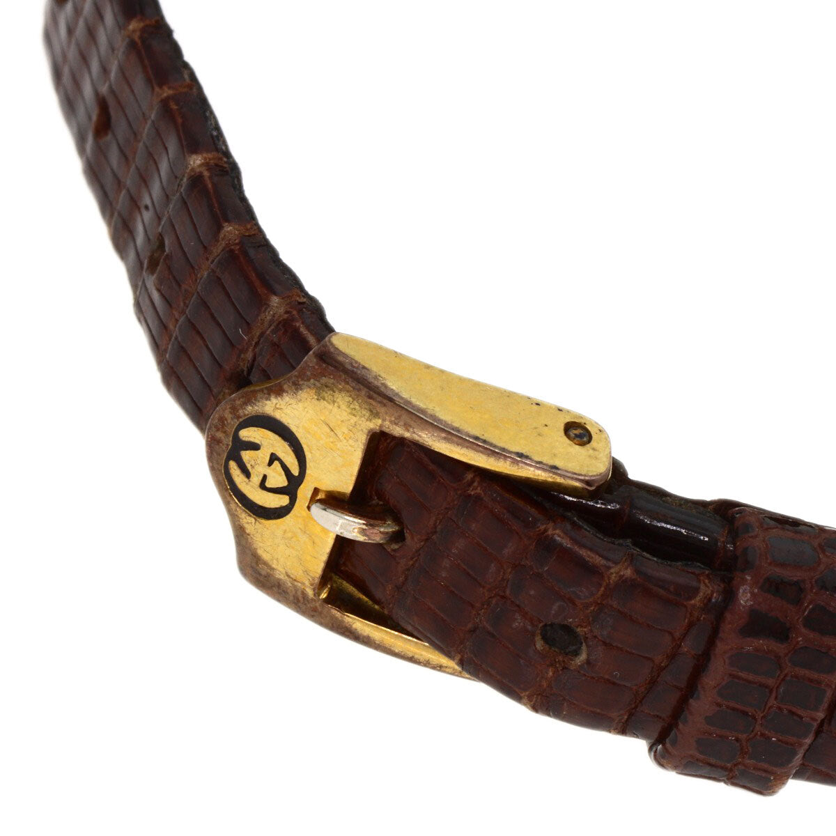 Gucci Sherry Line Watches Gold Plated/Leather Ladies