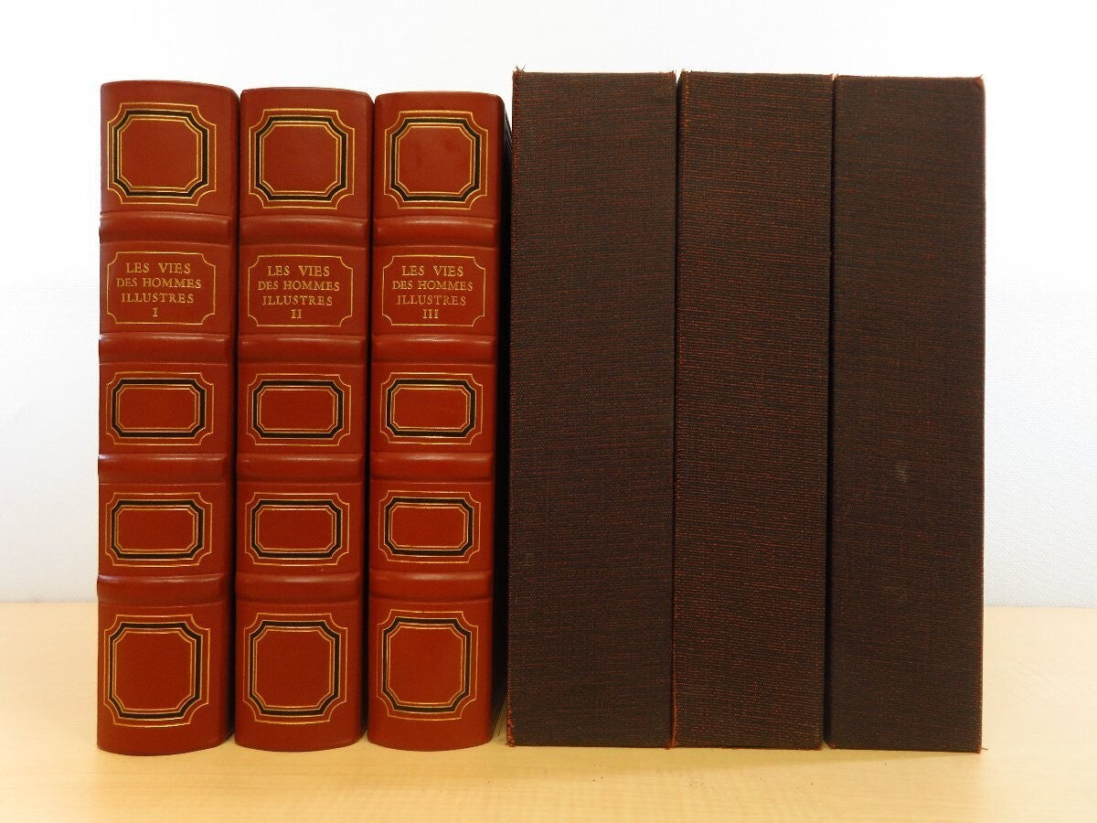Plutarch Les Vies Des Hommes Illustres 3 Vols Complete 1967 1St Edition Limited