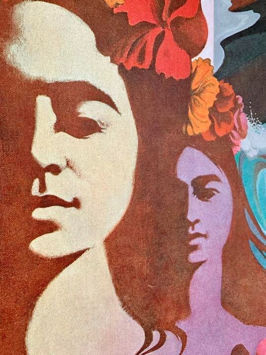 Trans World Airlines David Klein Original Vintage Travel Poster "Fly Twa Hawaii"