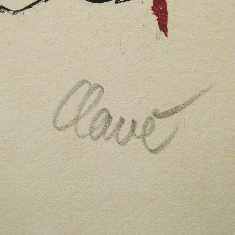 Antoni Clave (Spain) "Trobadors" Signed Limited