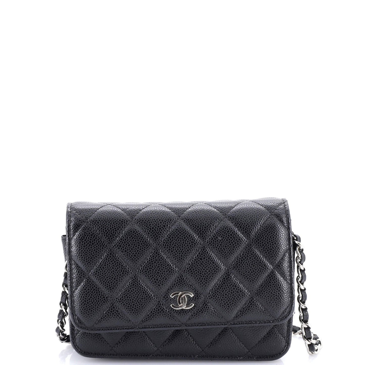 Chanel Wallet On Chain Quilted Caviar Mini