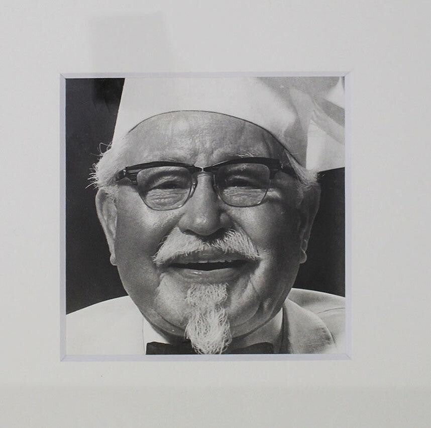 Colonel Harlan G. Sanders Vintage Photo Gelatin