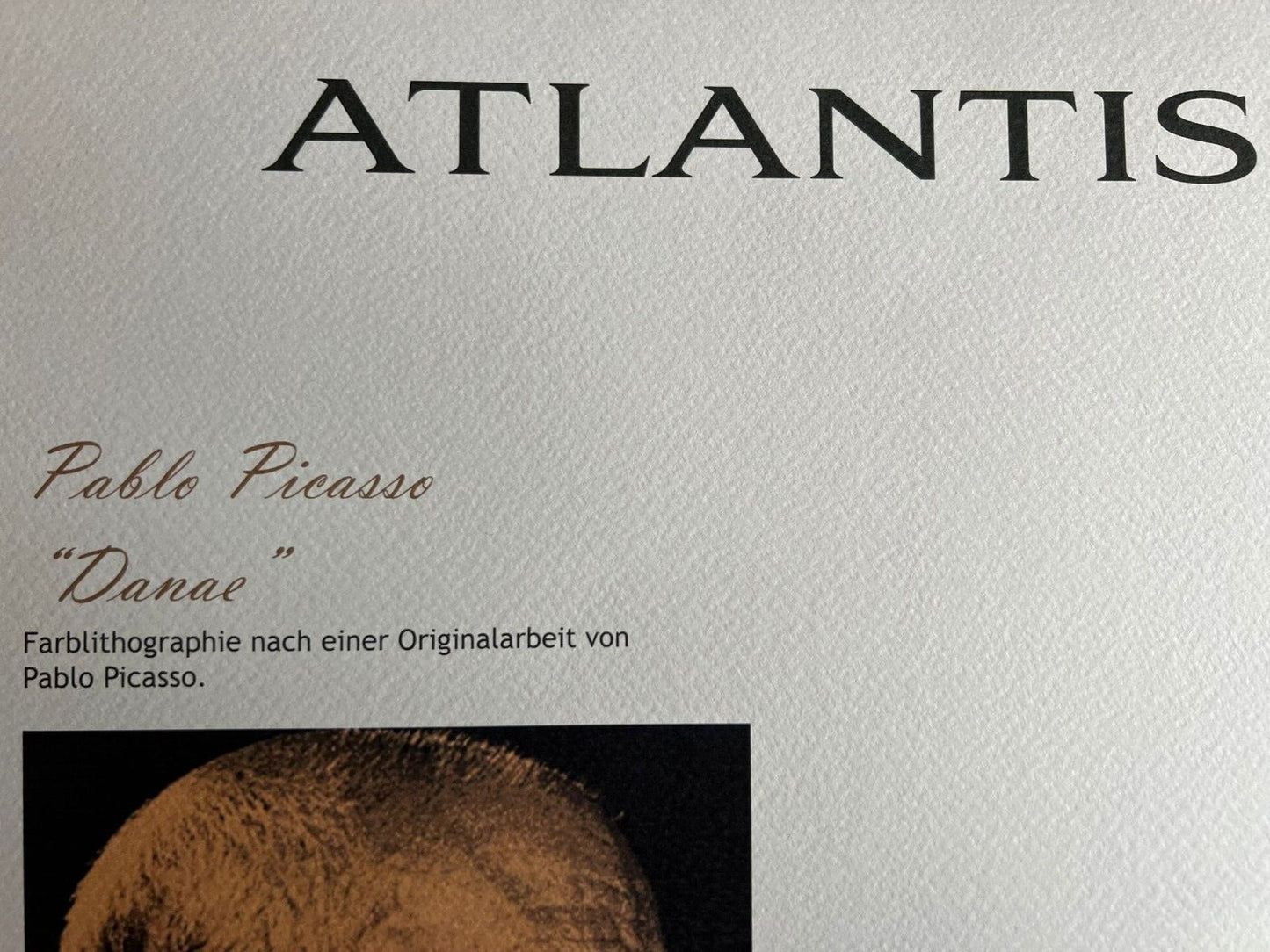 Pablo Picasso Lithograph Coa Signed Numbered By Hand