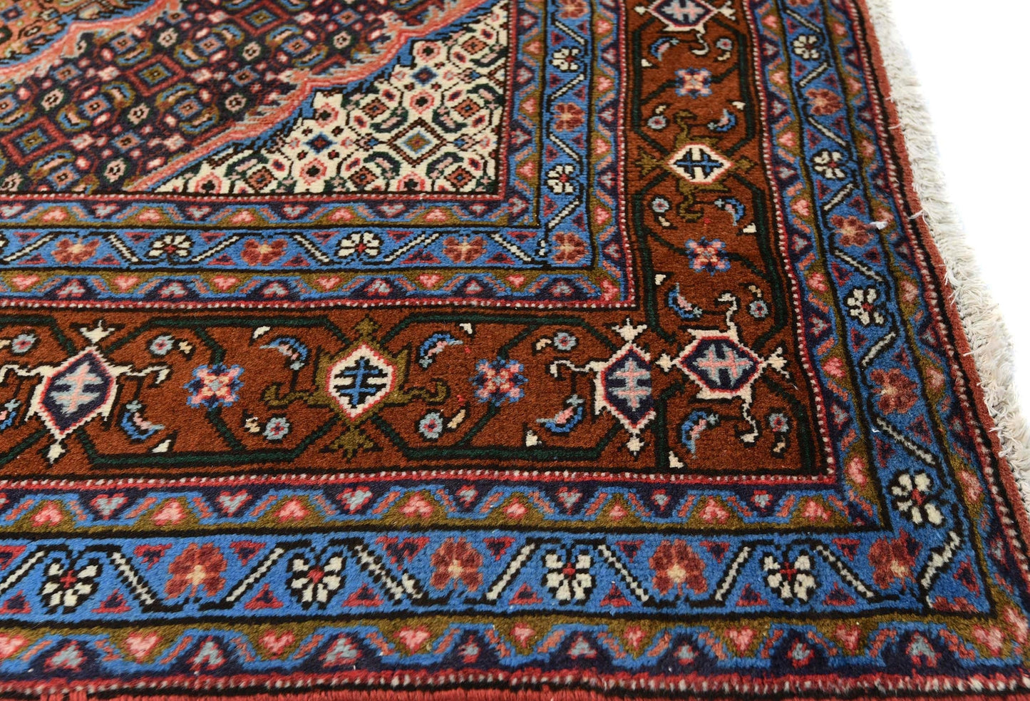 Handmade Tribal Geometric Vintage Oriental Rug