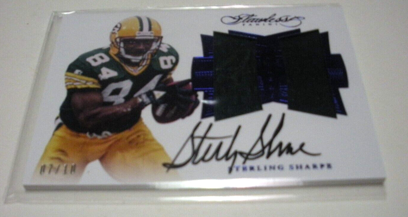 Sterling Sharpe 2016 Flawless Game Dual Jersey