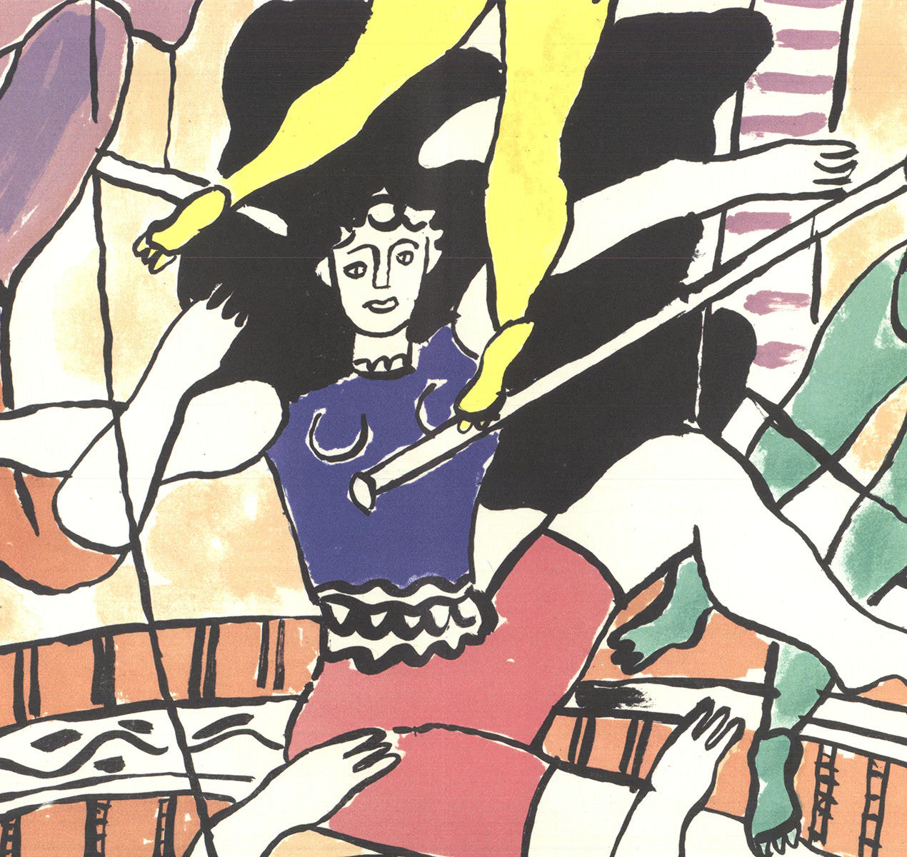 Fernand Leger A Circus Family: Picasso To Leger " Offset Lithograph