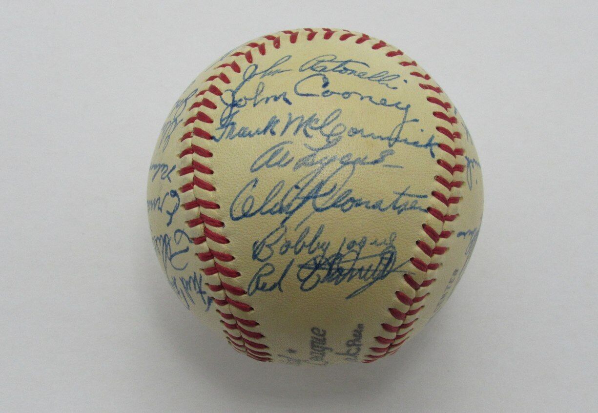 1948 Boston Braves Nl Champs Team Signed By 27