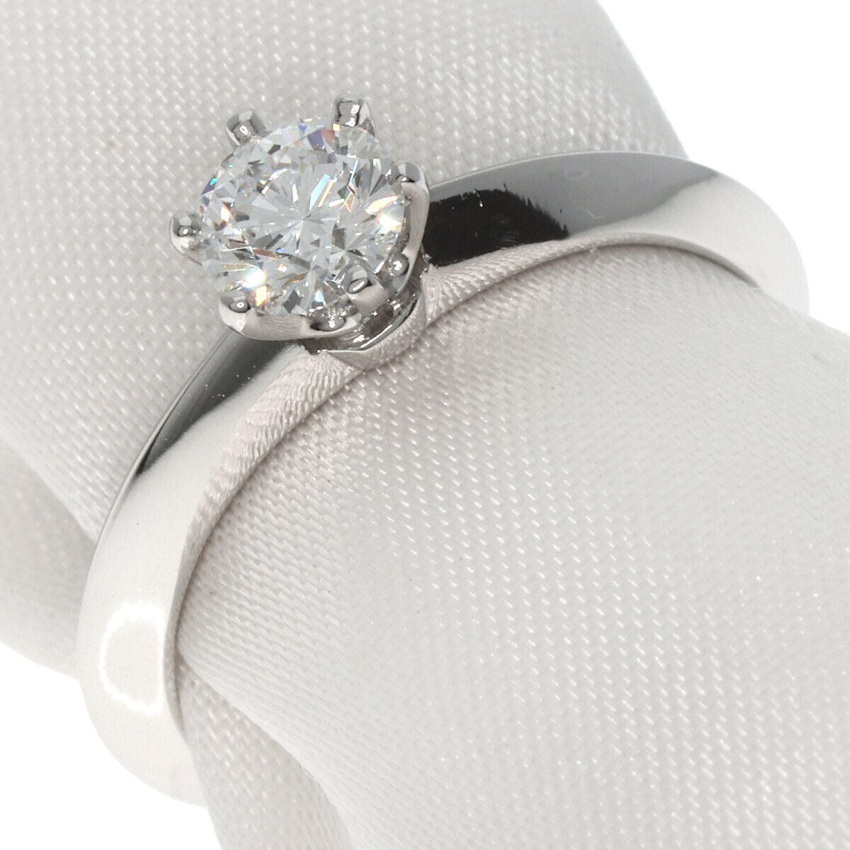 Tiffany&Co. Ring Solitaire Diamond Platinum