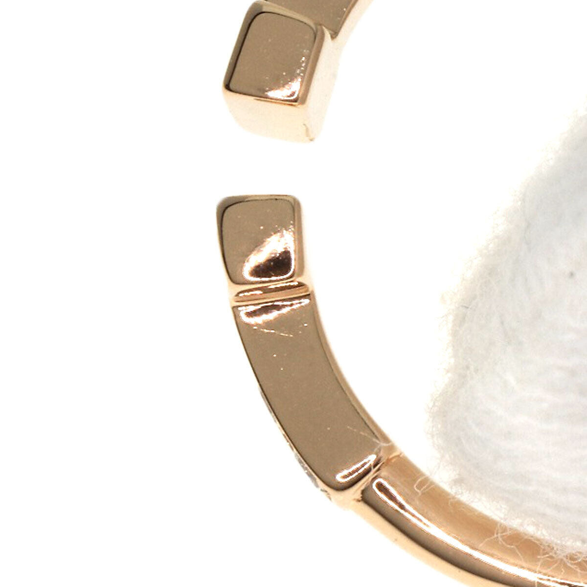 TIFFANY&Co. Ring TWire Diamond K18 Pink Gold