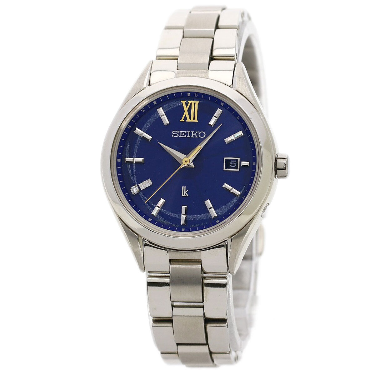 Seiko Lukia Eternal Blue Limited Watches Ssqw075 1B32-0Bf0 Titanium/Titanium...