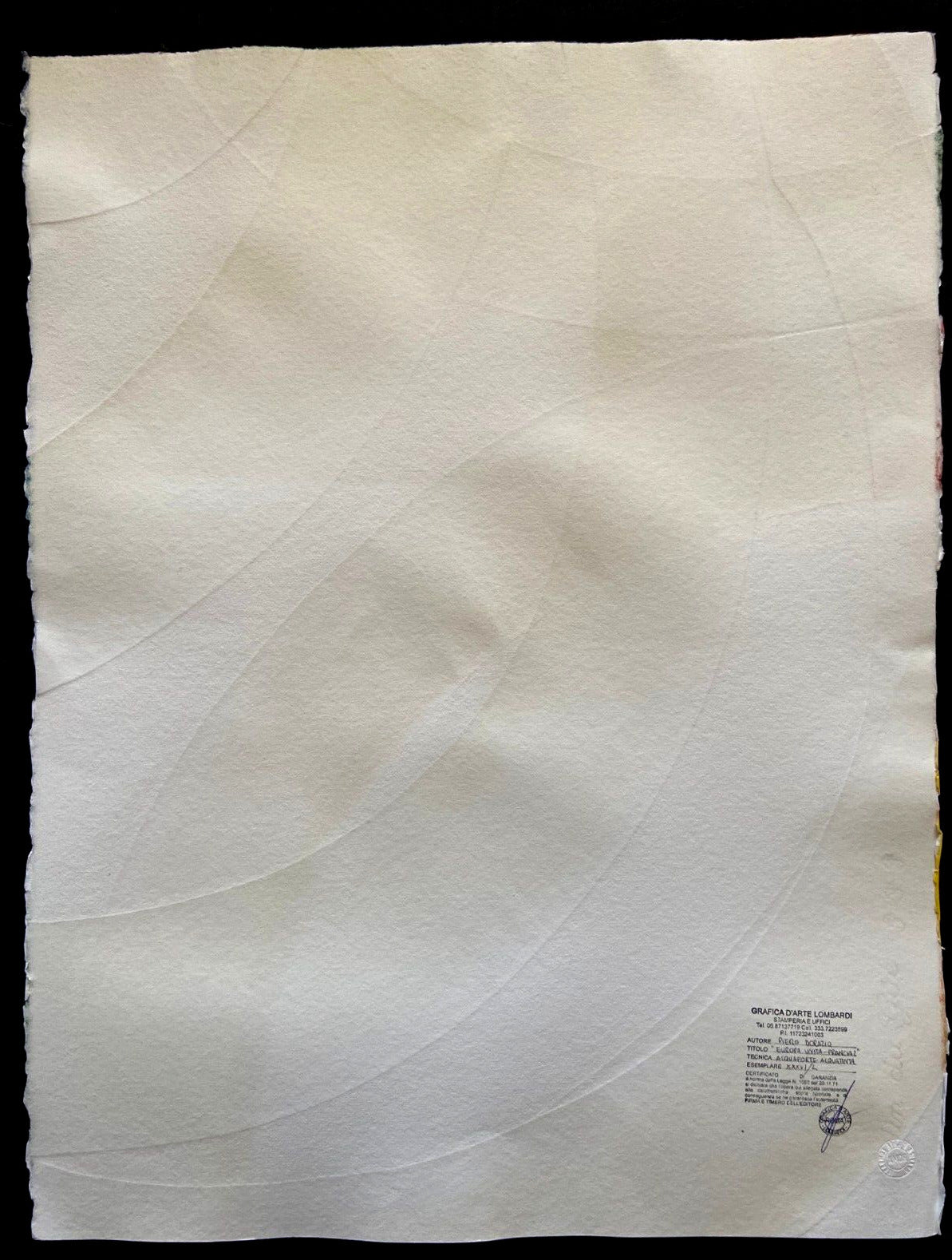 Piero Dorazio Incision Signed A Hand Numbered
