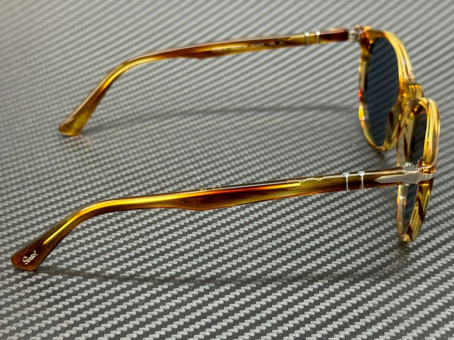 Persol Po3152S 904356 Striped Brown Round Men'S