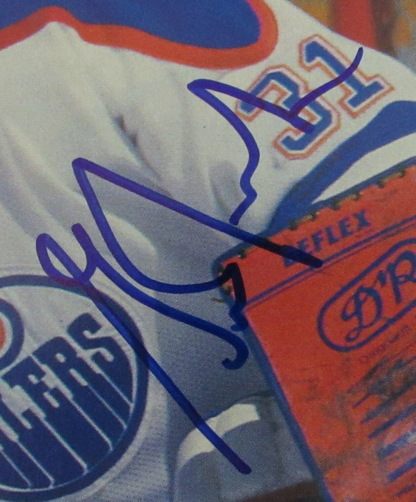 Gretzky, Lemieux + 4 Hofers Multi-Signed Poster Insert (Signed By 6) Beckett