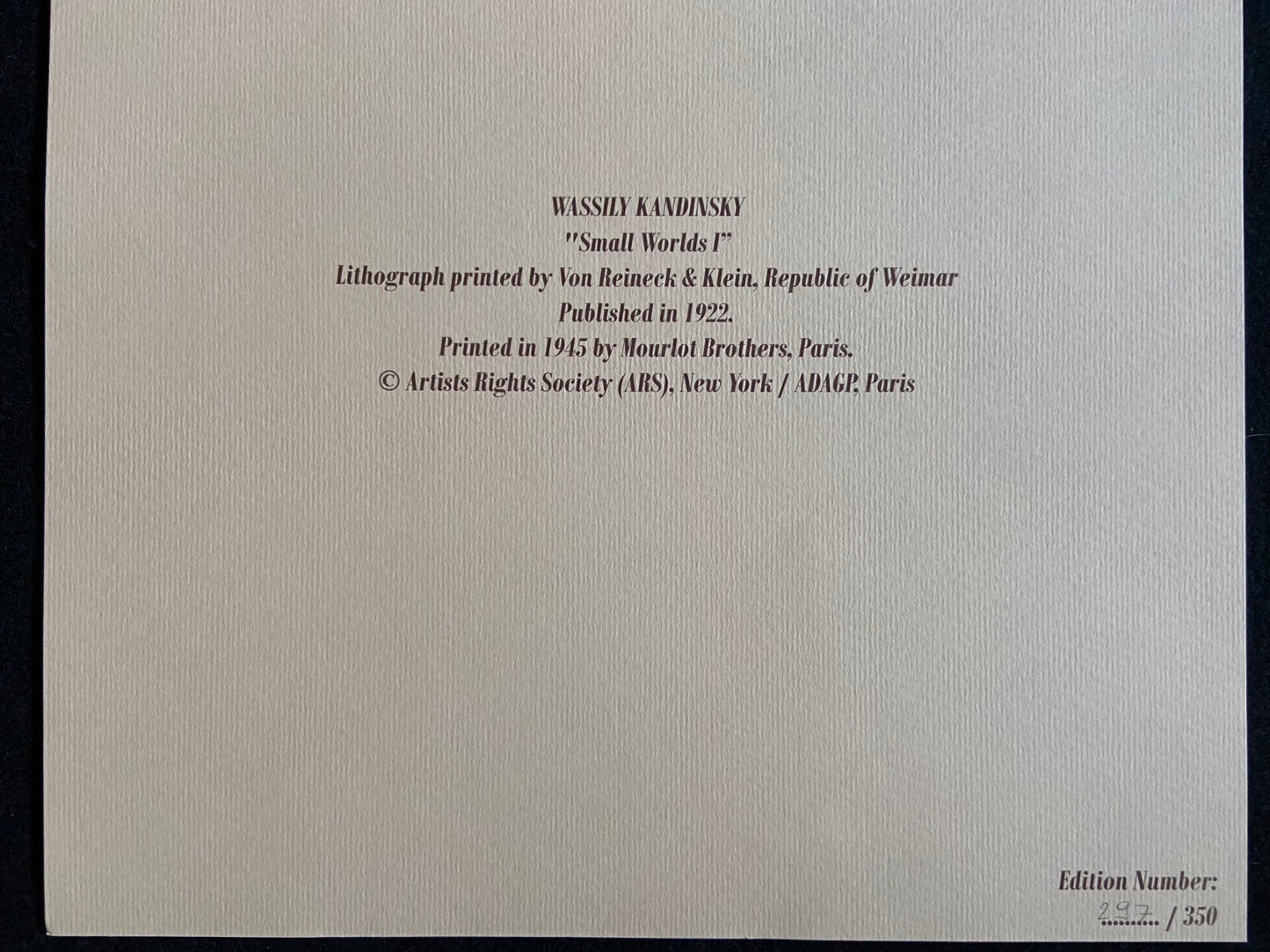 Wassily Kandinsky Lithograph Mourlot - Paul Klee Piet Mondrian Josef Albers