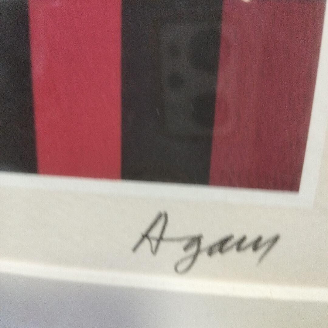 Yaacov Agam Signed Original Serigraph Print