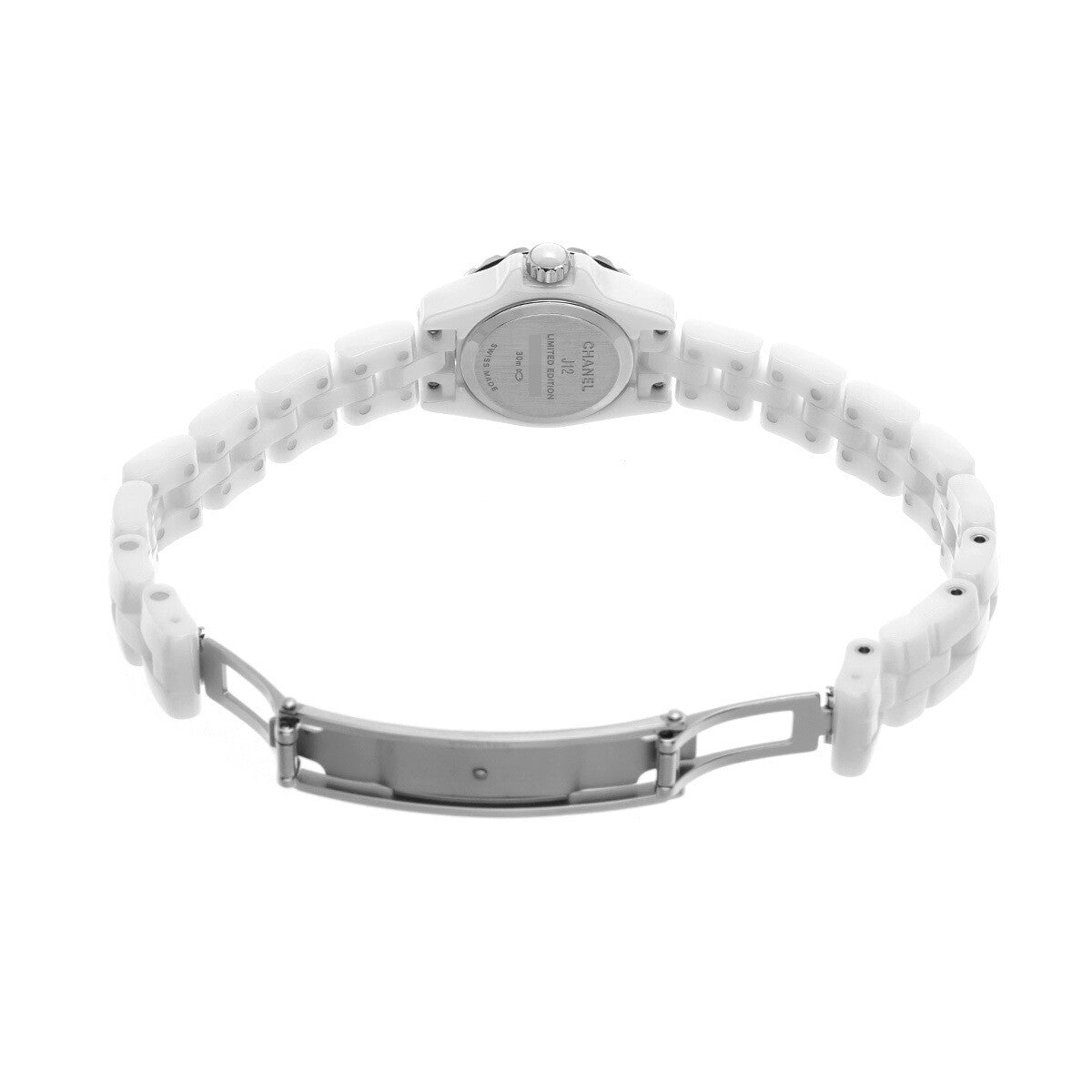 Chanel J12 Xs 19Mm Collector Limited H5512 Pink Sapphire Watch Women
