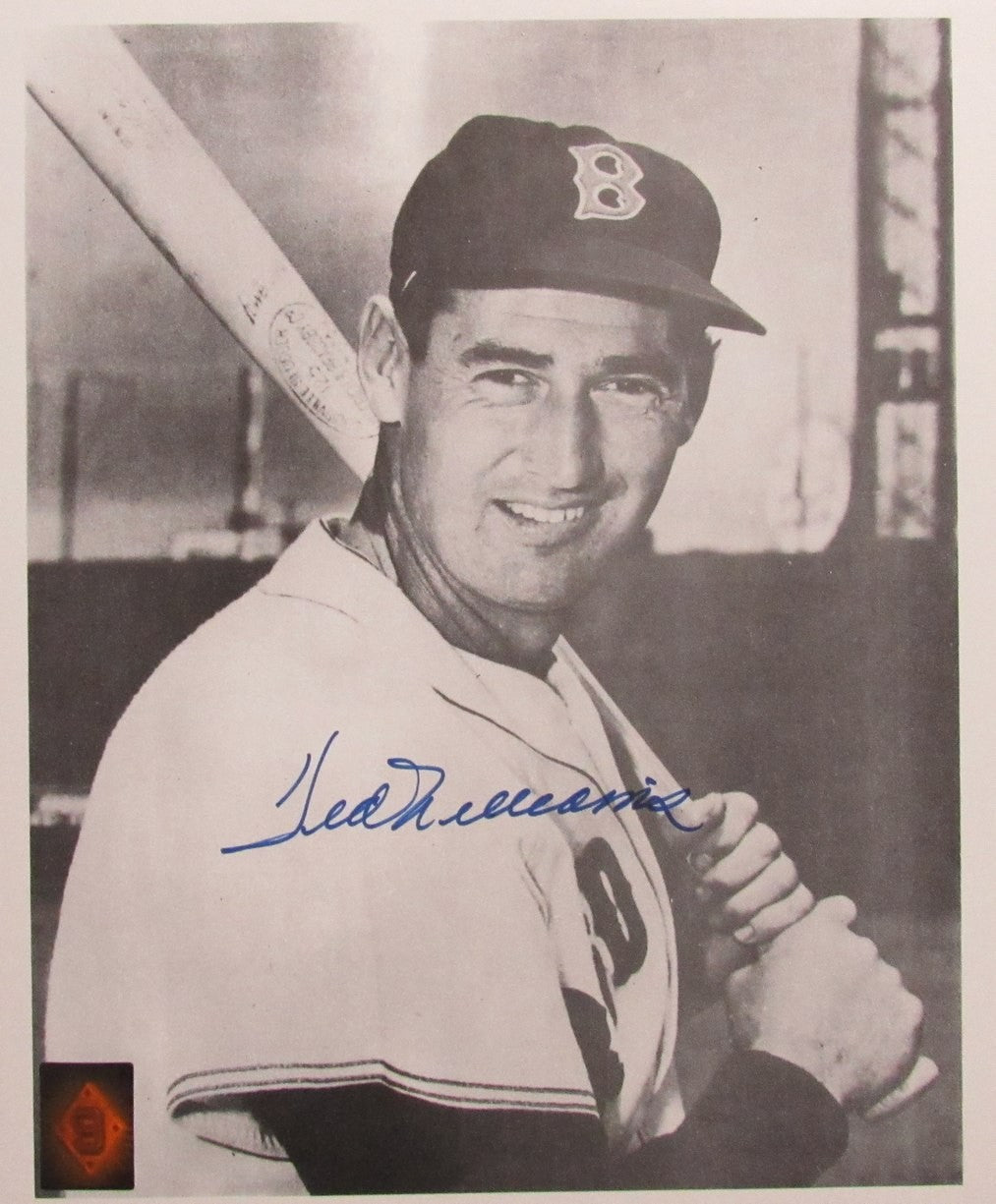 Ted Williams Hof Signed/Autographed 11X14 B/W Photo Boston Red Sox Twf 198578