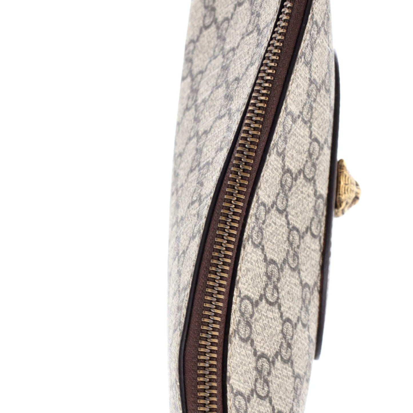 Gucci Neo Vintage Wristlet Pouch Gg Coated Canvas