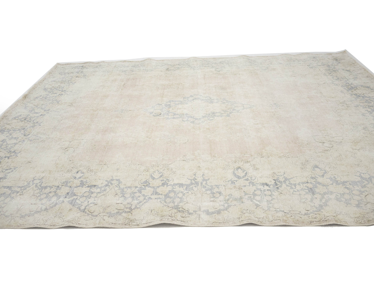 10X13 Ft Handmade Antique Distressed Oriental Rug