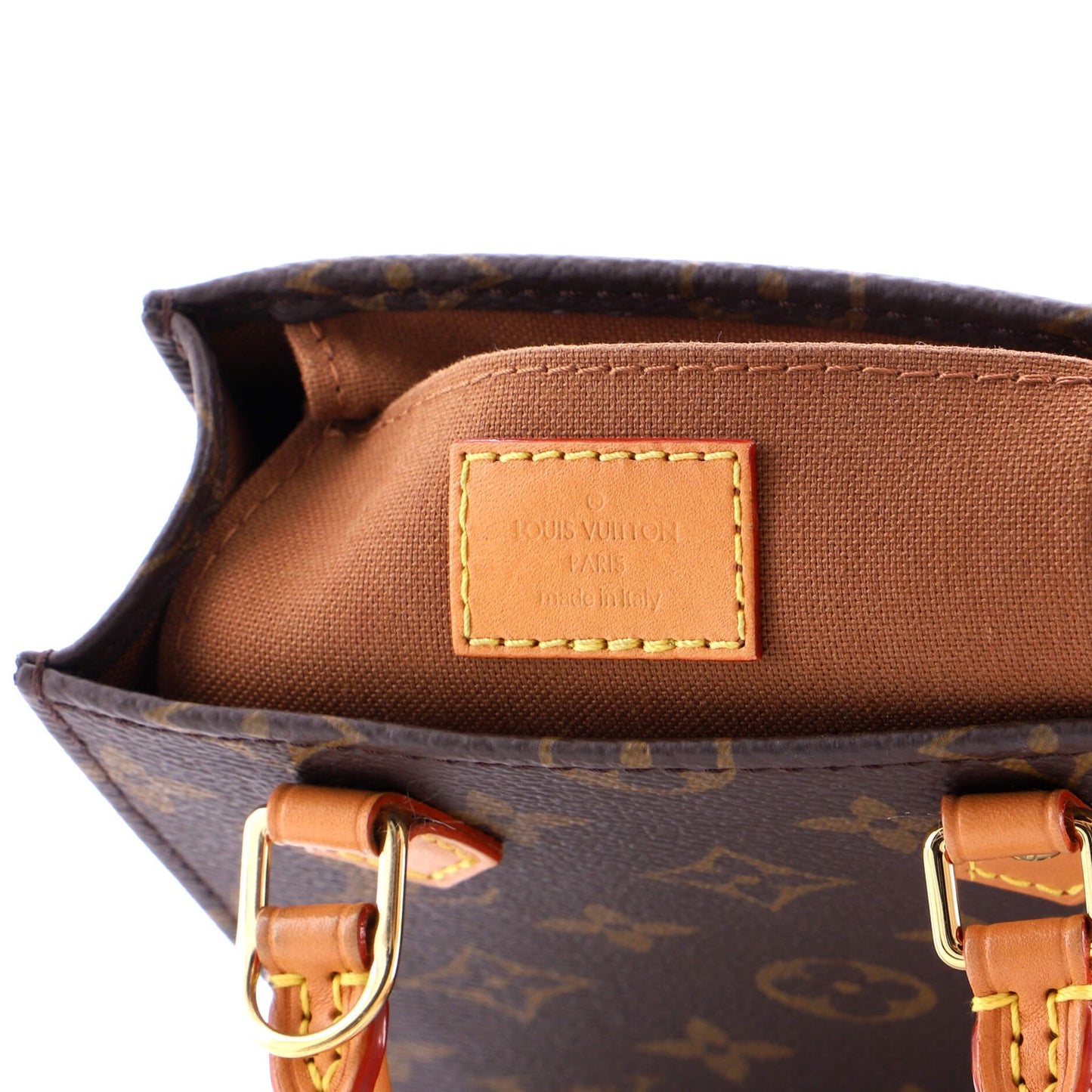 Louis Vuitton Petit Sac Plat Bag Monogram Canvas