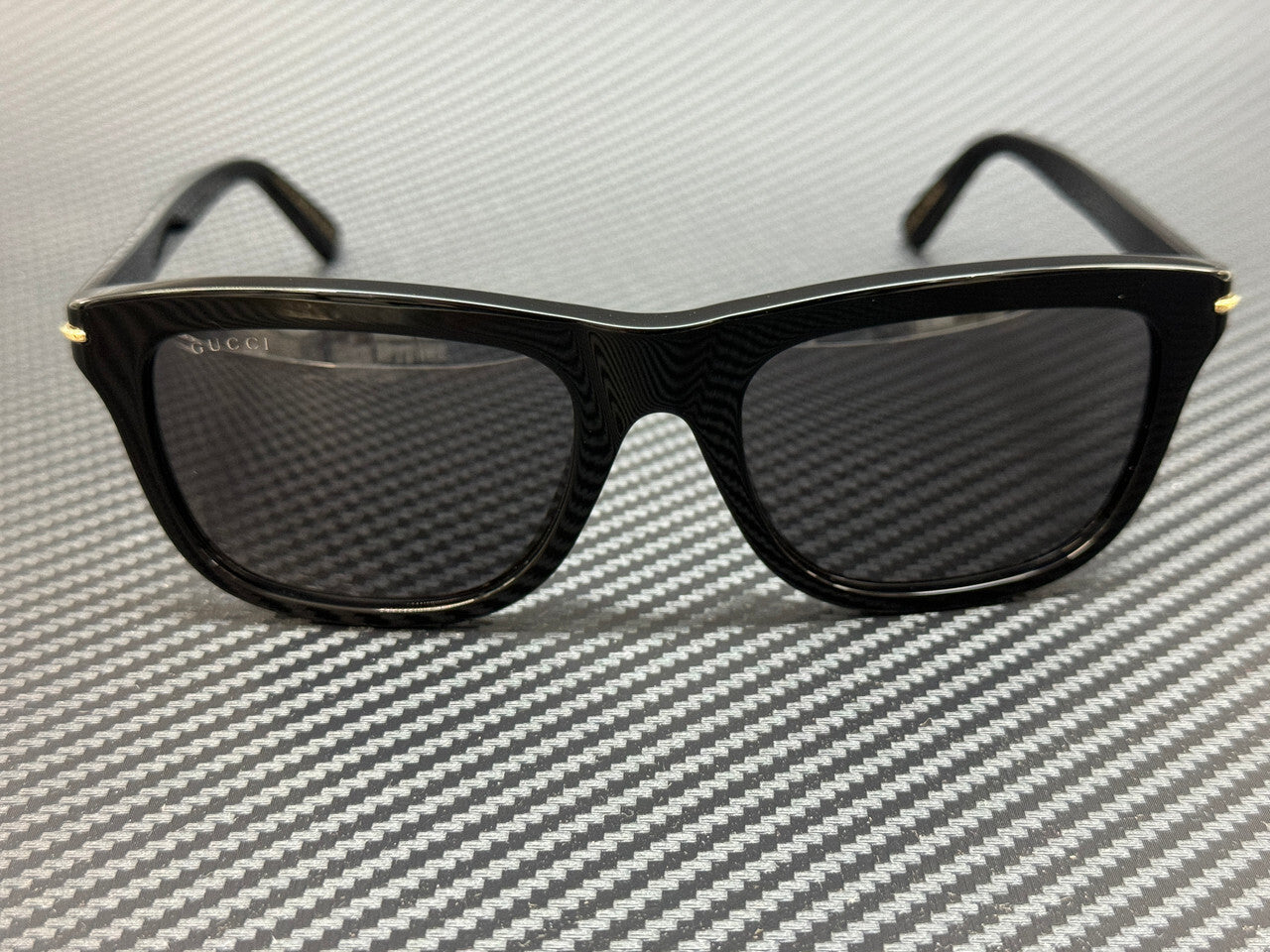 Gucci Gg1444S 001 Black Dark Grey Men'S Large 55