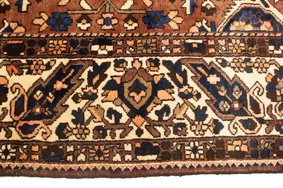 Handmade Vintage Floral Wool Oriental Rug Living