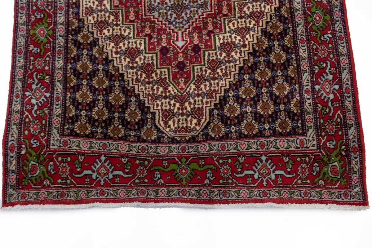 4X6 Ft Handmade Vintage Tribal Geometric Wool
