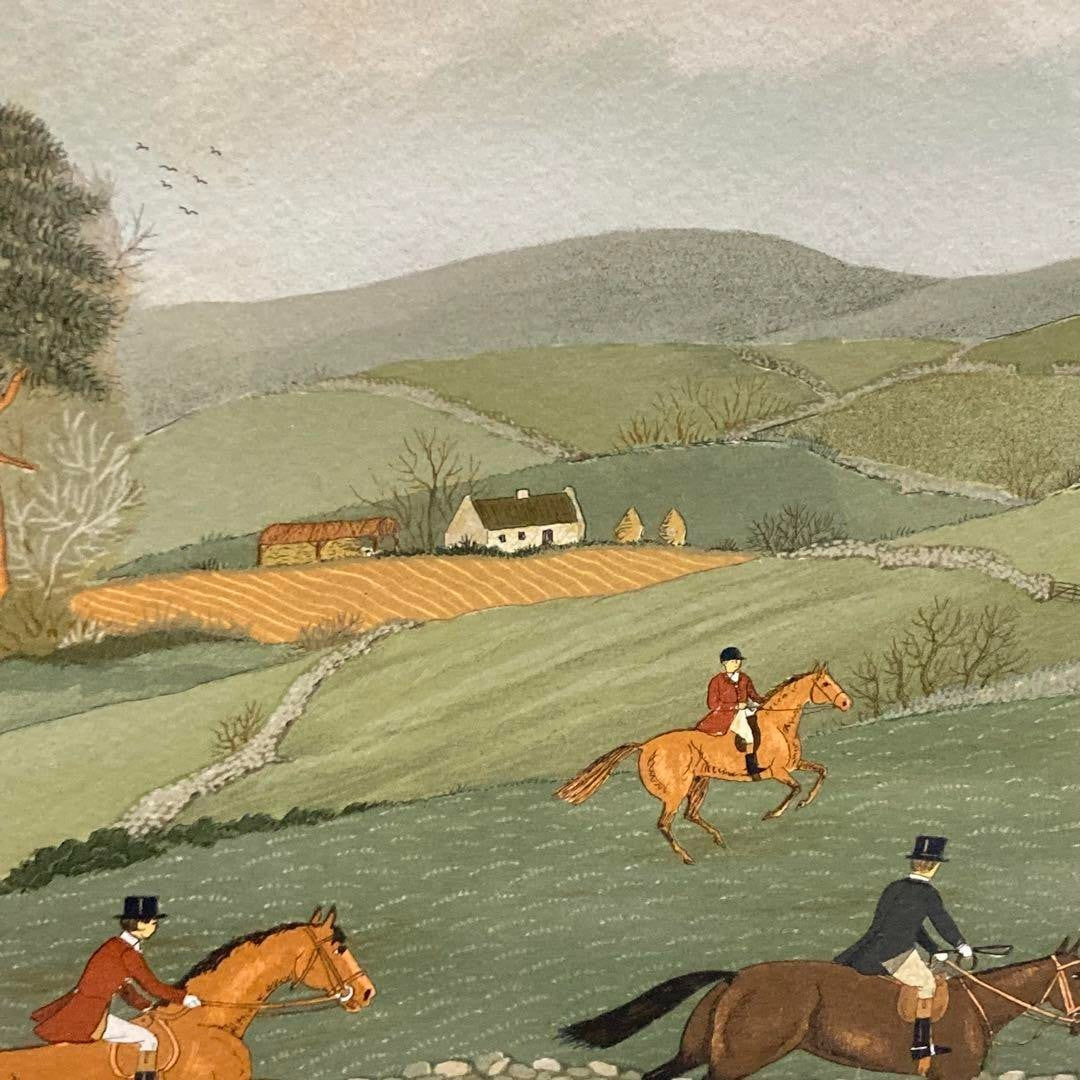 Vincent Haddelsey Hunting In Ireland Limited Edition Lithograph 114/200 Signed