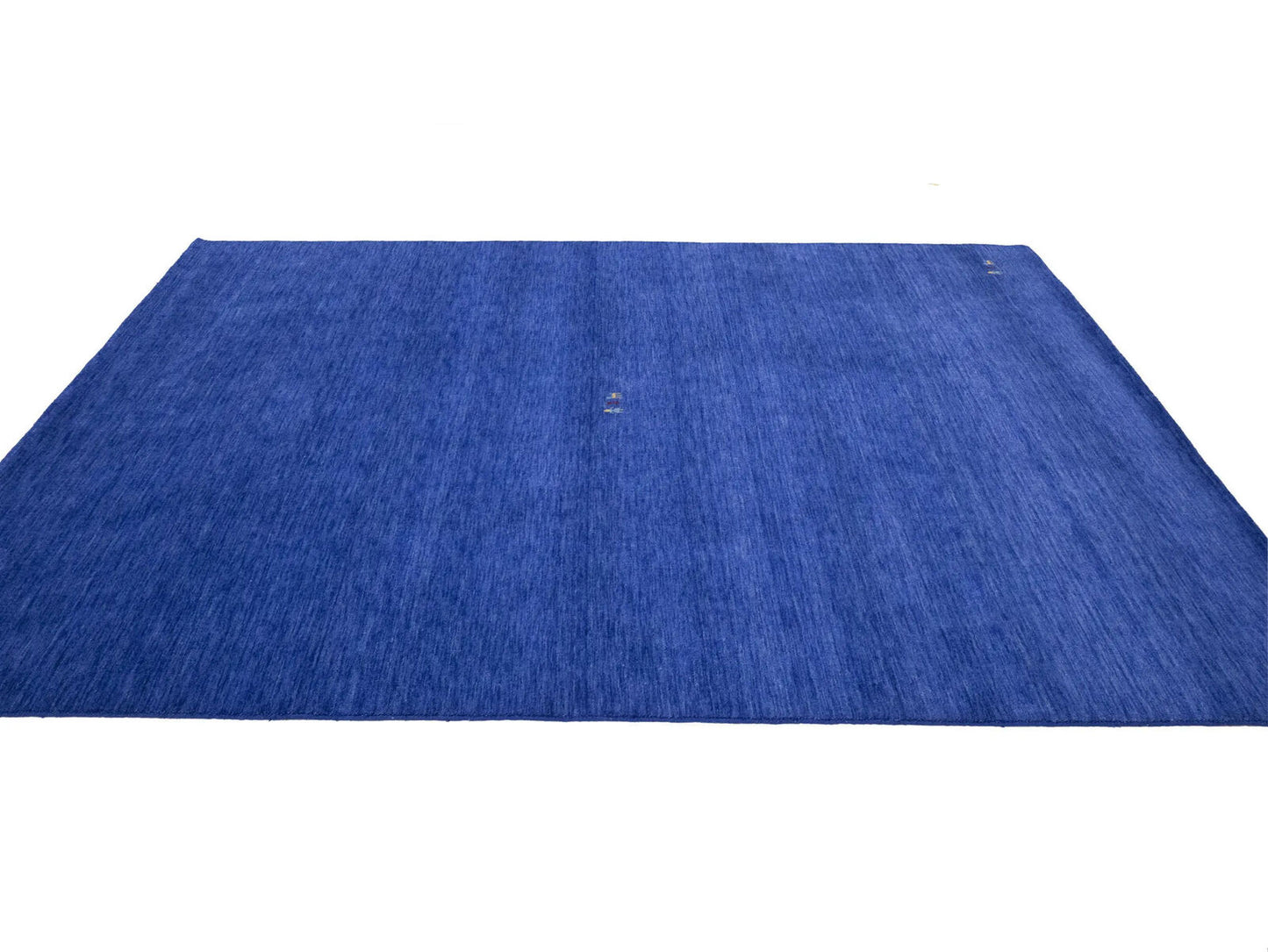 Royal Blue Pictorial Style 8X10 Gabbeh Modern Rug