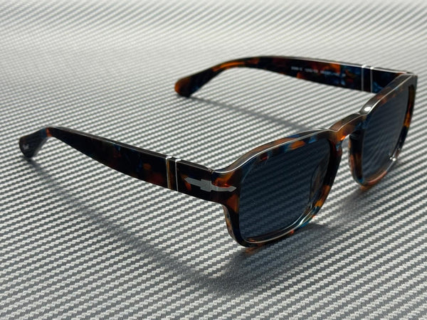 PERSOL PO3386S 1232S3 Tortoise Brown Pearl Blue Polarized Men's 56 mm Sunglasses