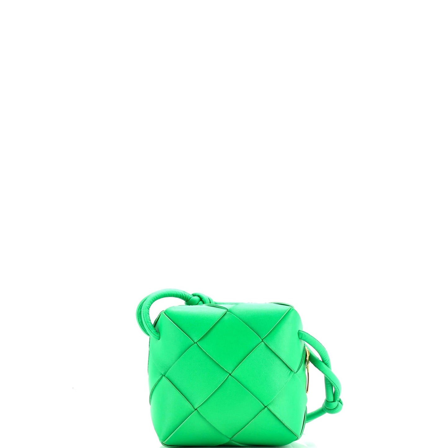 Bottega Veneta Cassette Camera Crossbody Bag Maxi Intrecciato Leather Mini