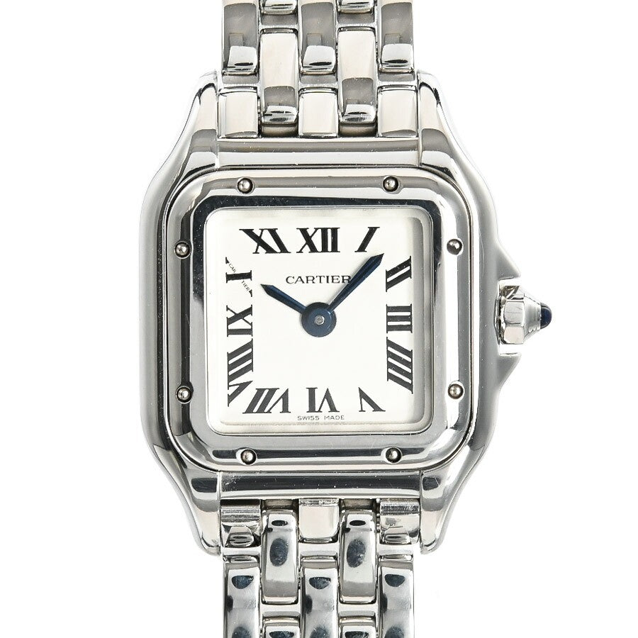 Cartier Panthre De Cartier Mini Wspn0019 Silver Ladies Used Watch #52320